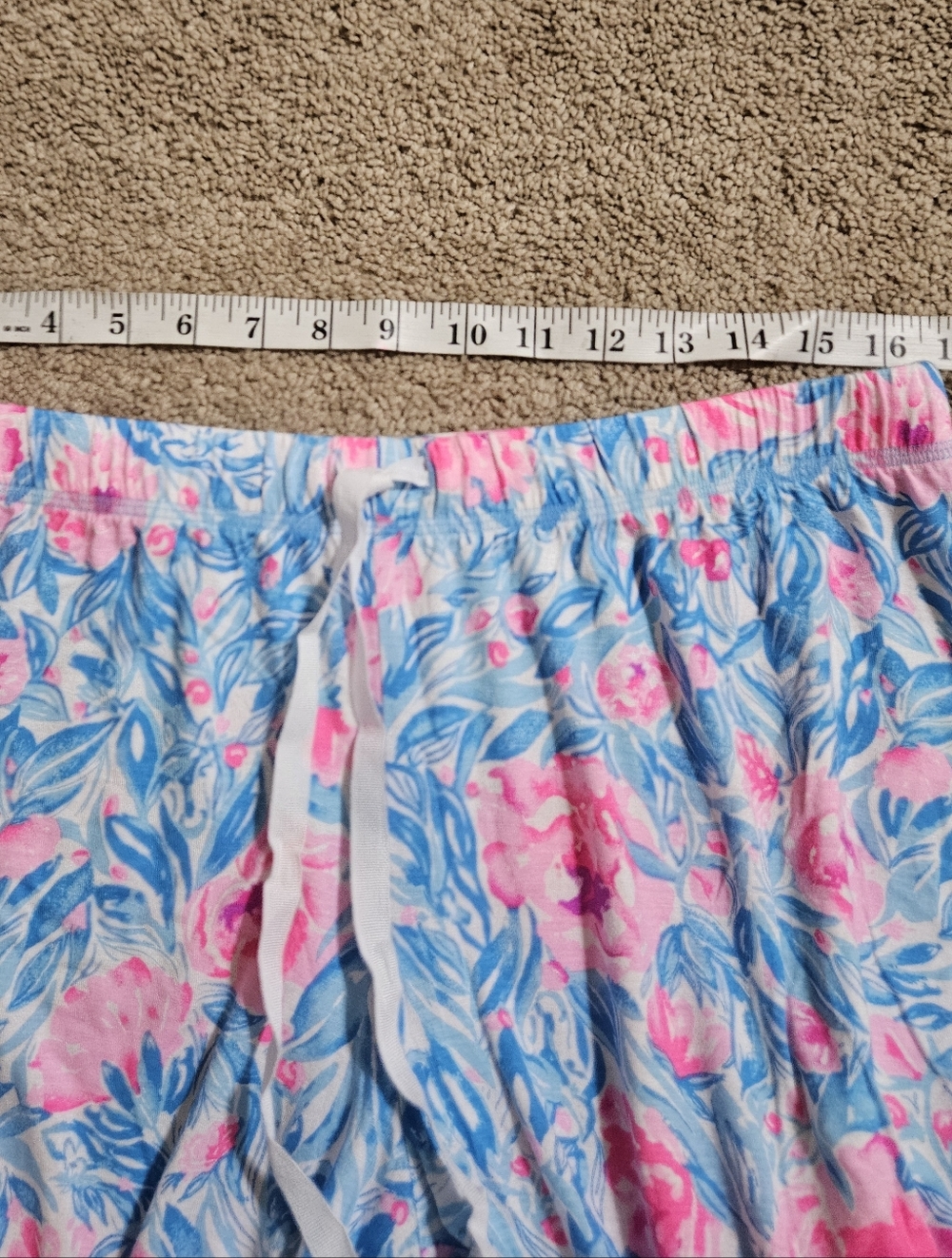 Lilly Pulitzer Floral PJ Knit Long Sleeve Button-Up Set - - Picture 12 of 14